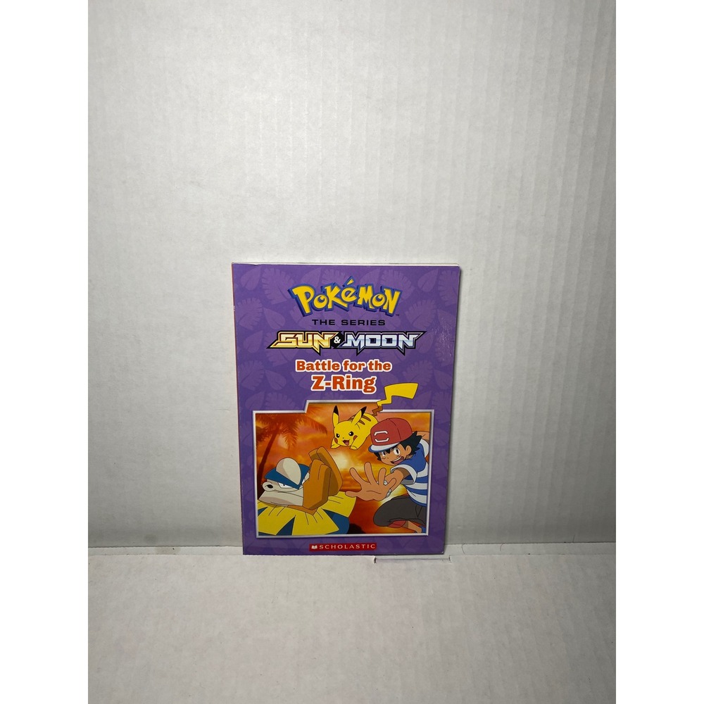 Pokemon Sun & Moon Battle for the Z-Ring Scholastic Paperback Book 2017 Ash